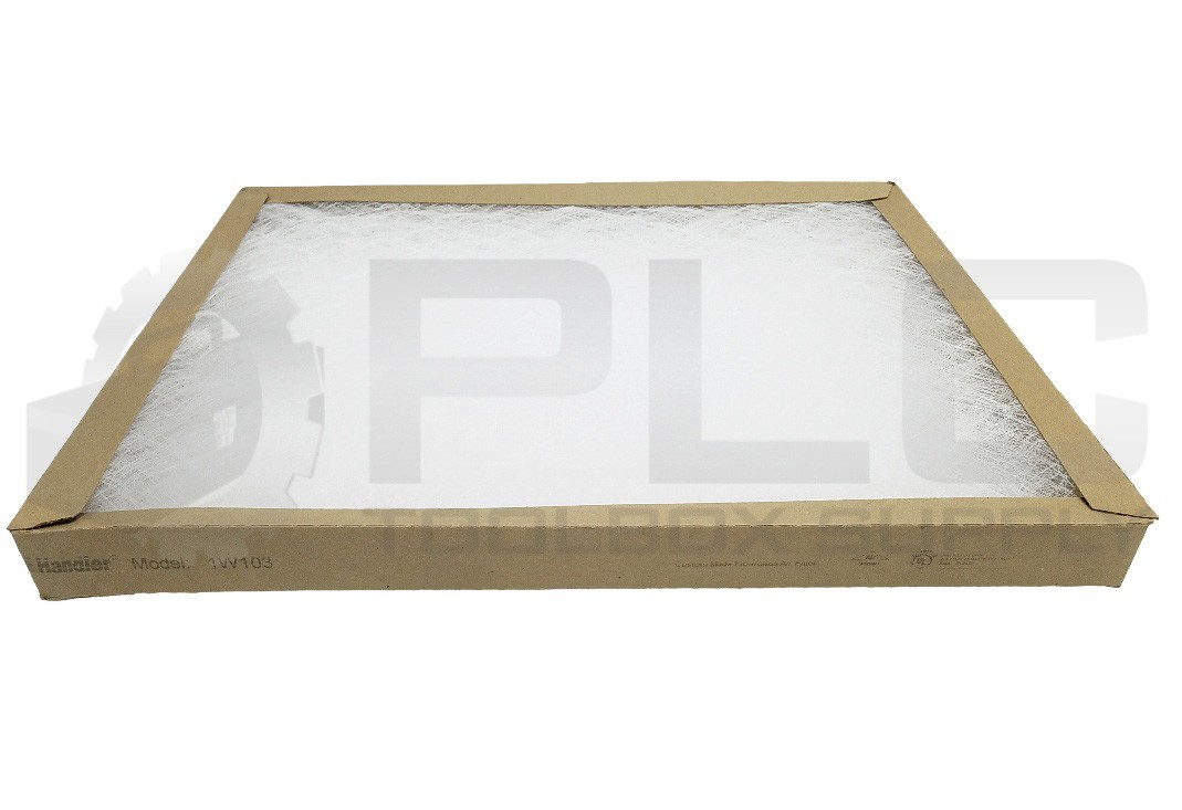 NEW BOX OF 12 AIR HANDLER 1W103 FIBERGLASS AIR FILTER 16x20x2