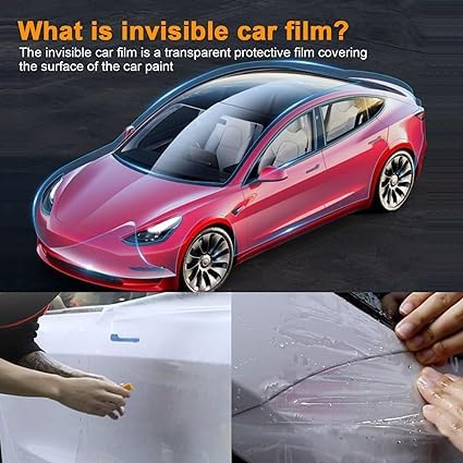 Precut Car Paint Protective Film for Tesla Model Y 2017-2025 (Not for Juniper…