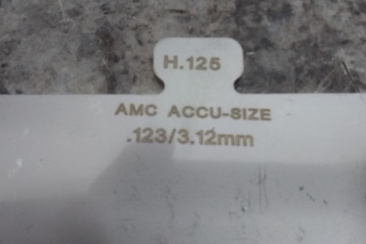 American Metals Co. H300 304 SS Size H Starter Precut Slotted Shim Kit