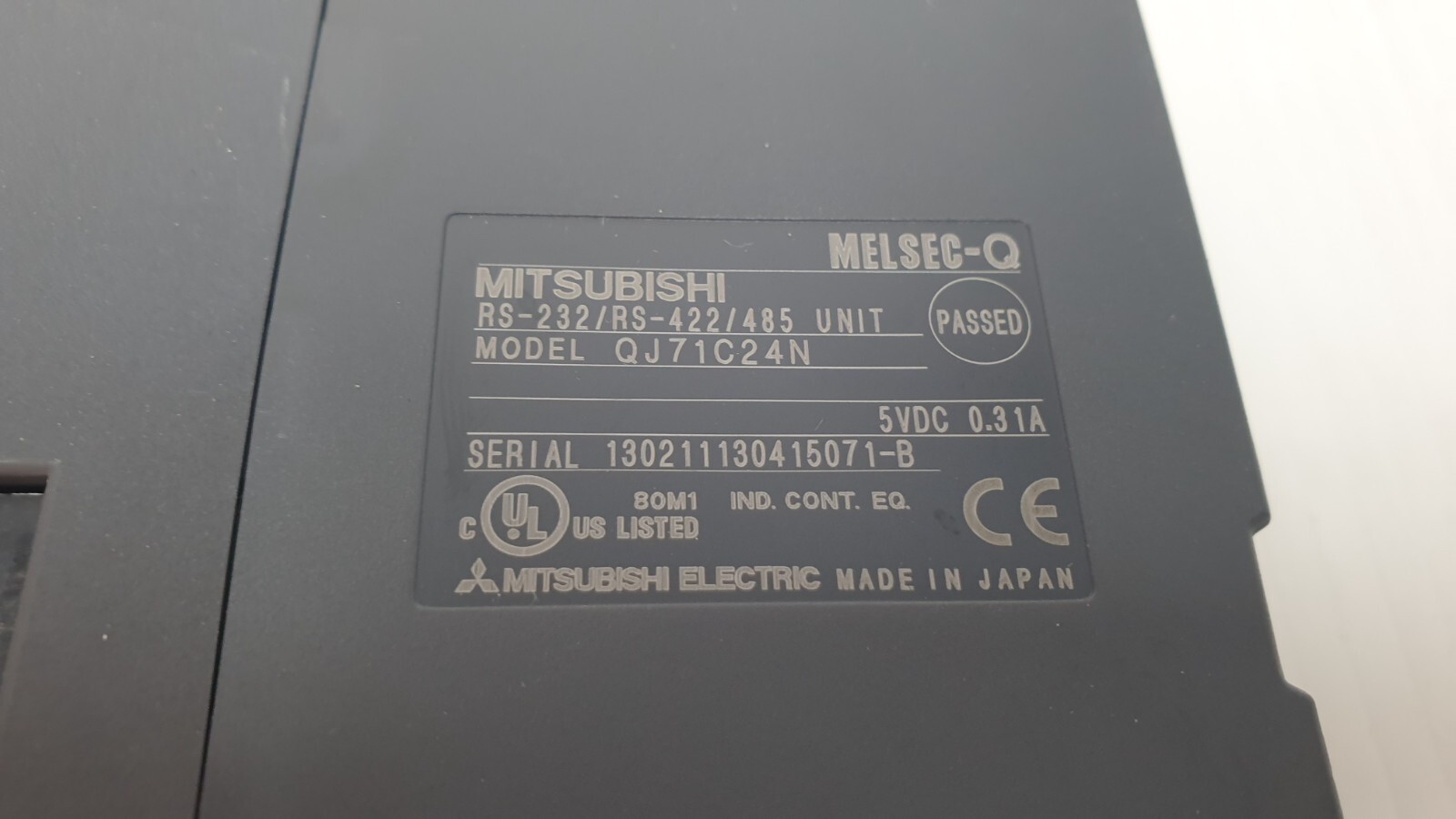 Lot of 3 Mitsubishi MELSEC-Q RS-232/RS-422/485 Unit Model QJ71C24N