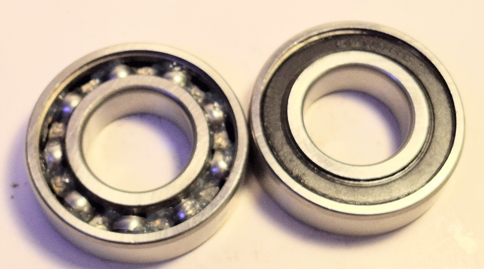 2 NEW UNBRANDED 6205RS ONE SIDE RUBBER SEAL BALL BEARINGS NNB ***MAKE OFFER***