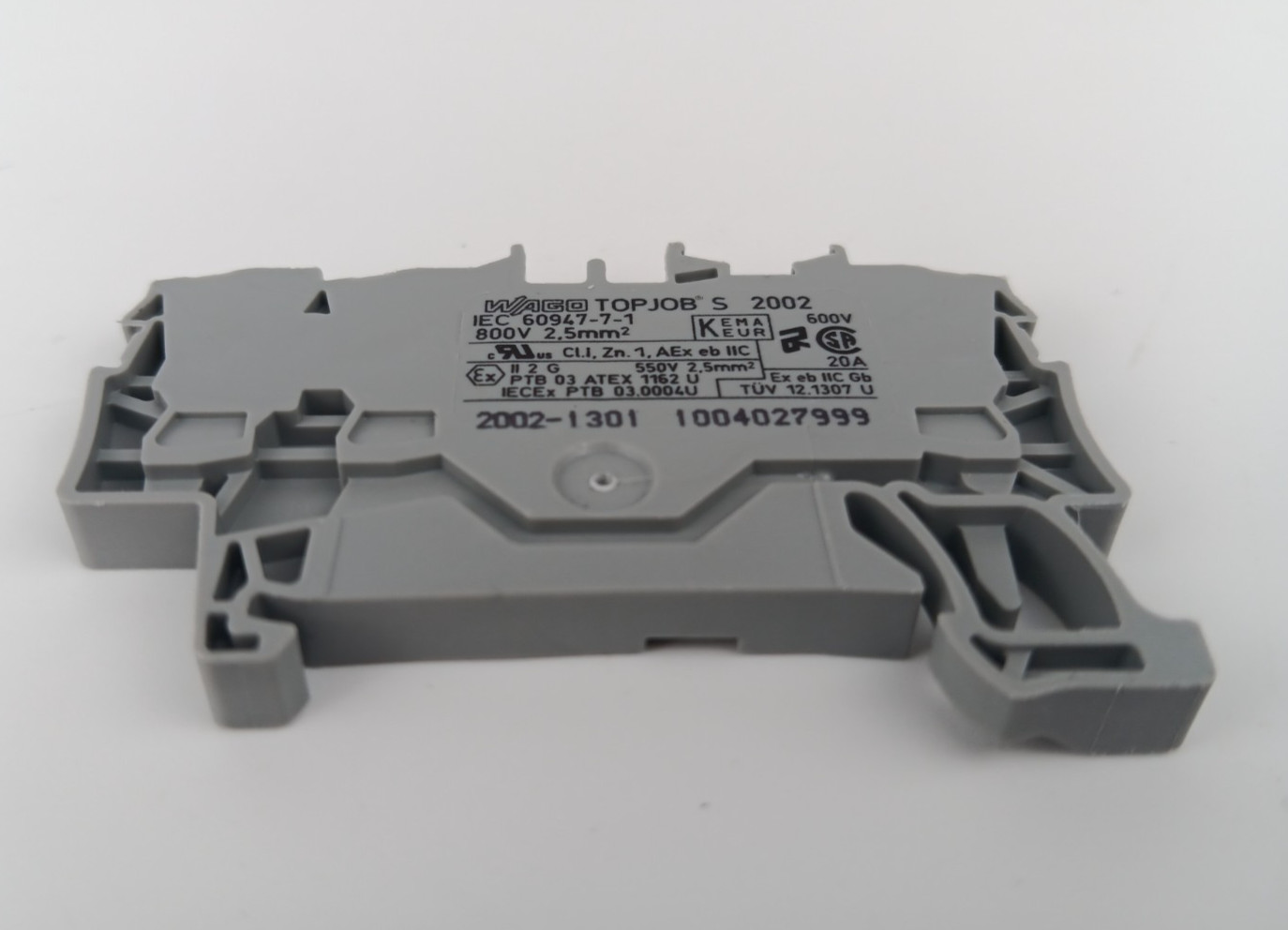 WAGO Top Jobs IEC 60947-7-1 800V 2.5mm 20A 2002-1301 (20 Pcs.)