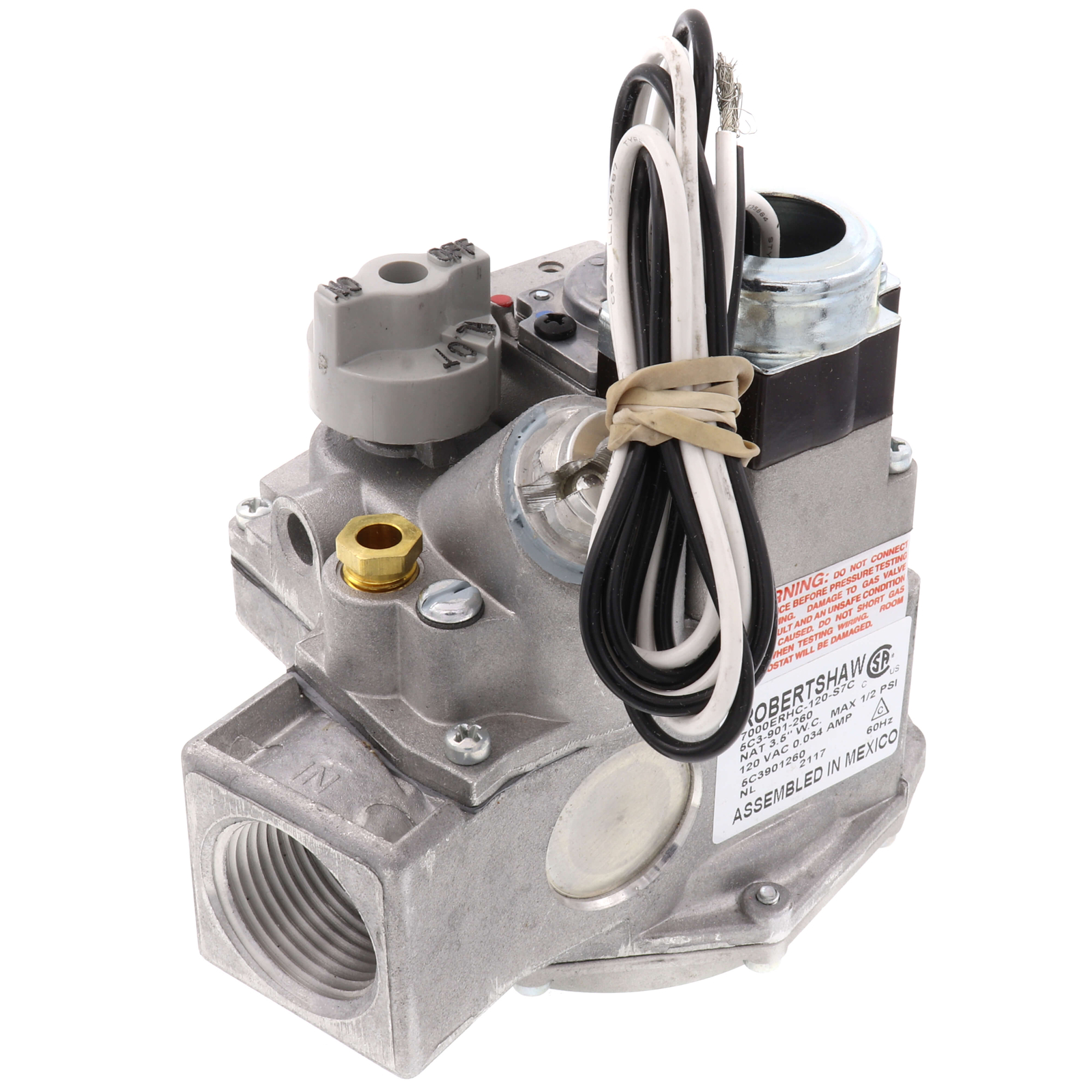 Robertshaw 700-456 120v 1 X 1 Standing Pilot Gas Valve 600000 BTU Slow Opening