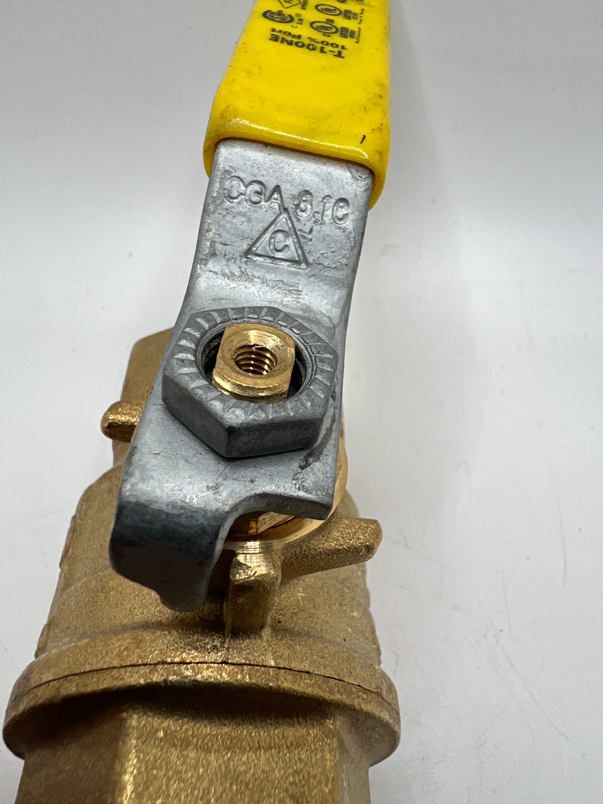 Jomar 3/4″ TWO PIECE BRASS, GAS SHUT OFF BALL VALVE T-100NE