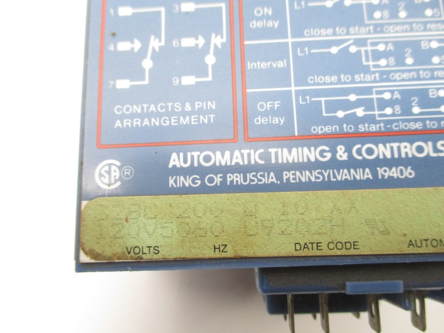 ATC 328C200Q10XX 120V 3A NSNP