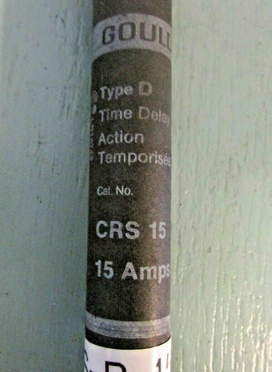 Gould CRS-15 Time Delay Fuse Lot of 3!