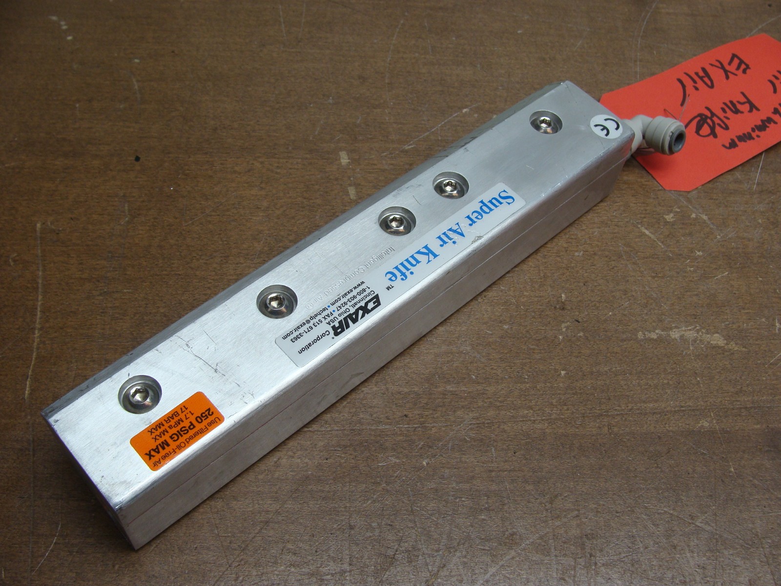 EXAIR 9 INCH ALUMINUM SUPER AIR KNIFE 110009