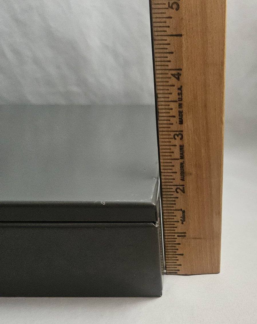 Vintage ASCO #10 Steelmaster Bond Strong Cash Metal Box 2 Keys