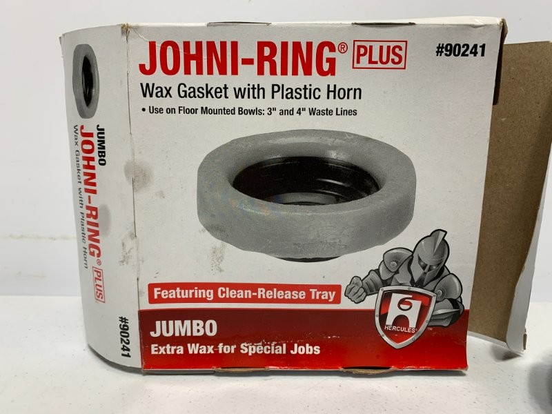 Hercules 90241 Wax Gasket 3″-4″ Jumbo with Plastic Horn