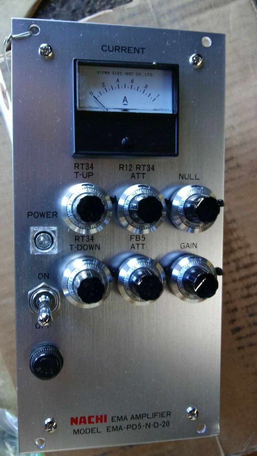 New Nachi Fujikoshi 750 EMA-PD5-N-D-20 EMA Amplifier