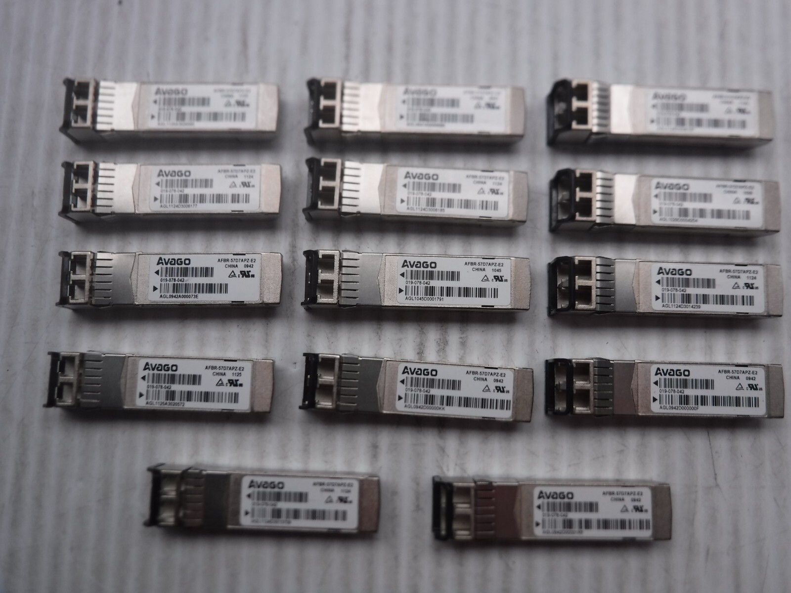 Avago AFBR-5707APZ-E2 Transceivers ** Lot of 14 **