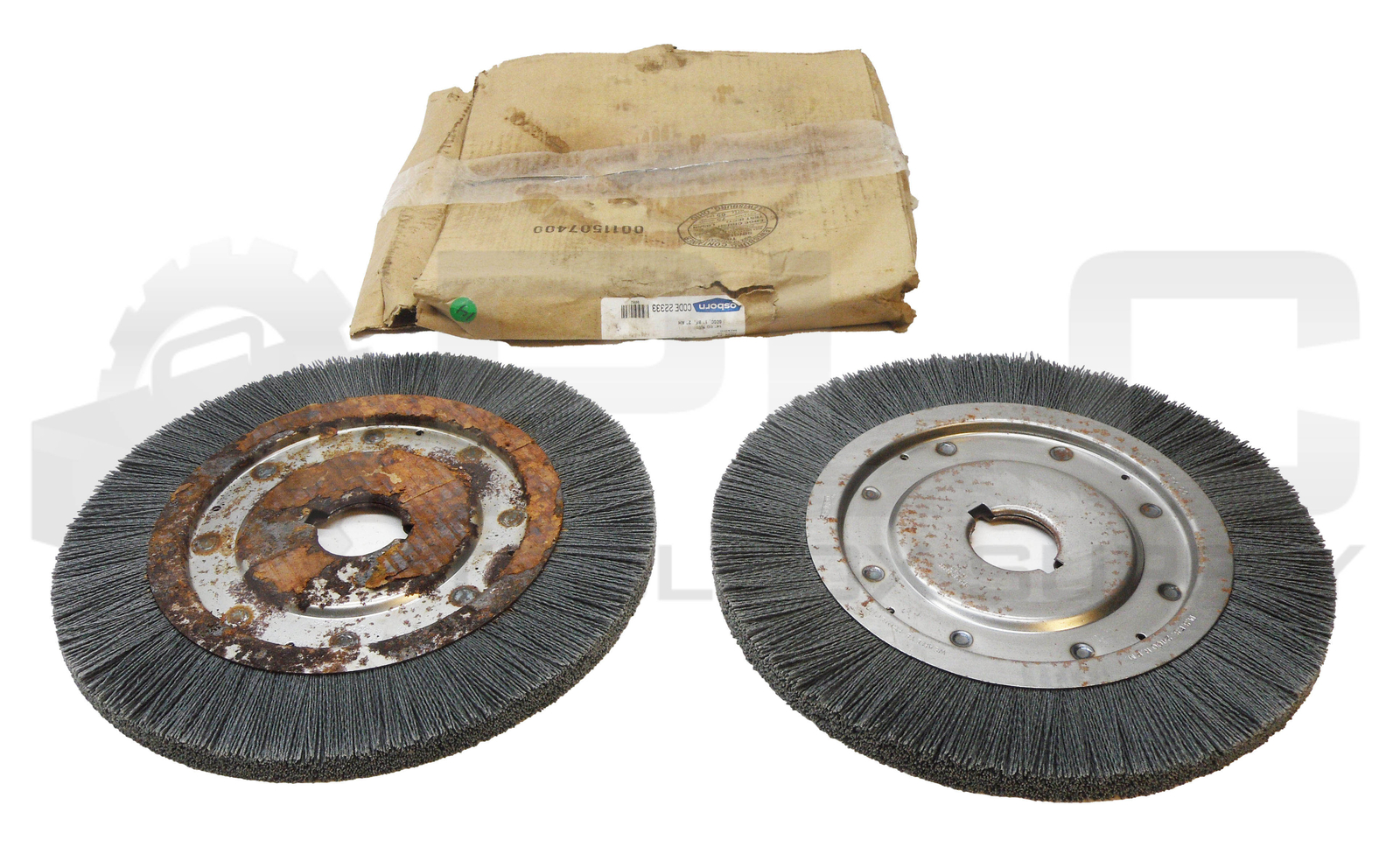 NEW BOX OF 2 OSBORN 22333 ABRASIVE WHEELS 2400RPM 14″OD 1″BF 2″AH *READ*