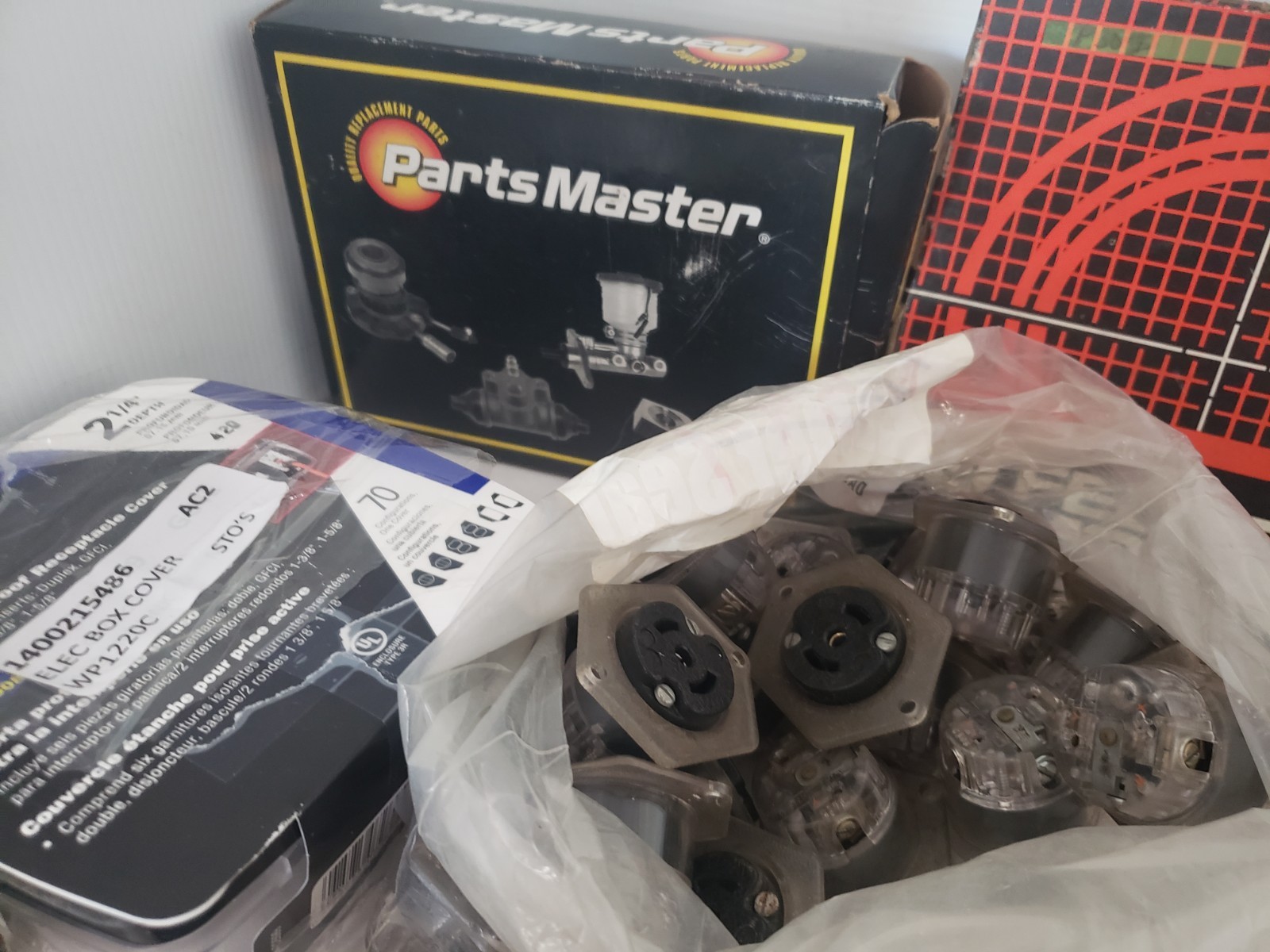 LARGE ASST. PARTS MASTER, FEDERAL, MASTER LOCK, HOFFMANN, T&B & OTHER INDUSTRIAL