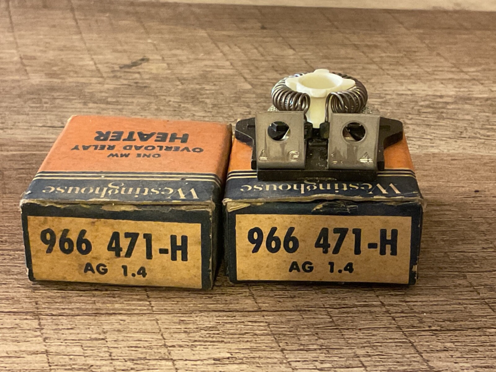 Lot of 2 Westinghouse 966 471-H AG 1.4 Thermal Overload Relay heater (M-260)