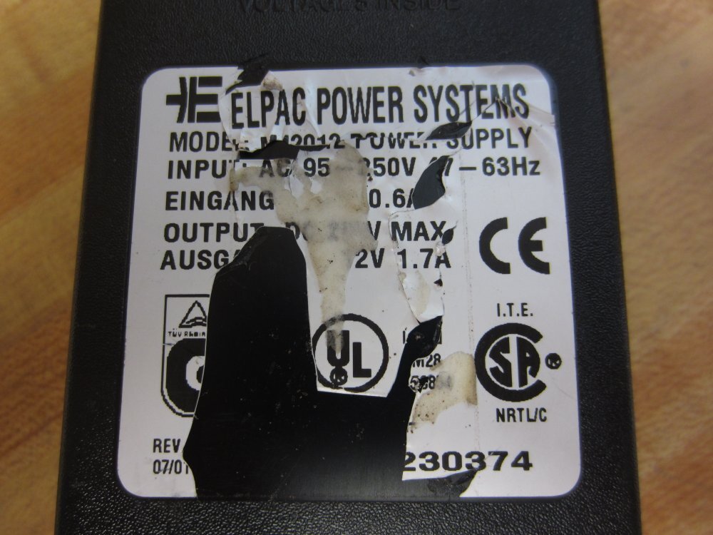 Elpac Power Systems MW2012 Power Supply