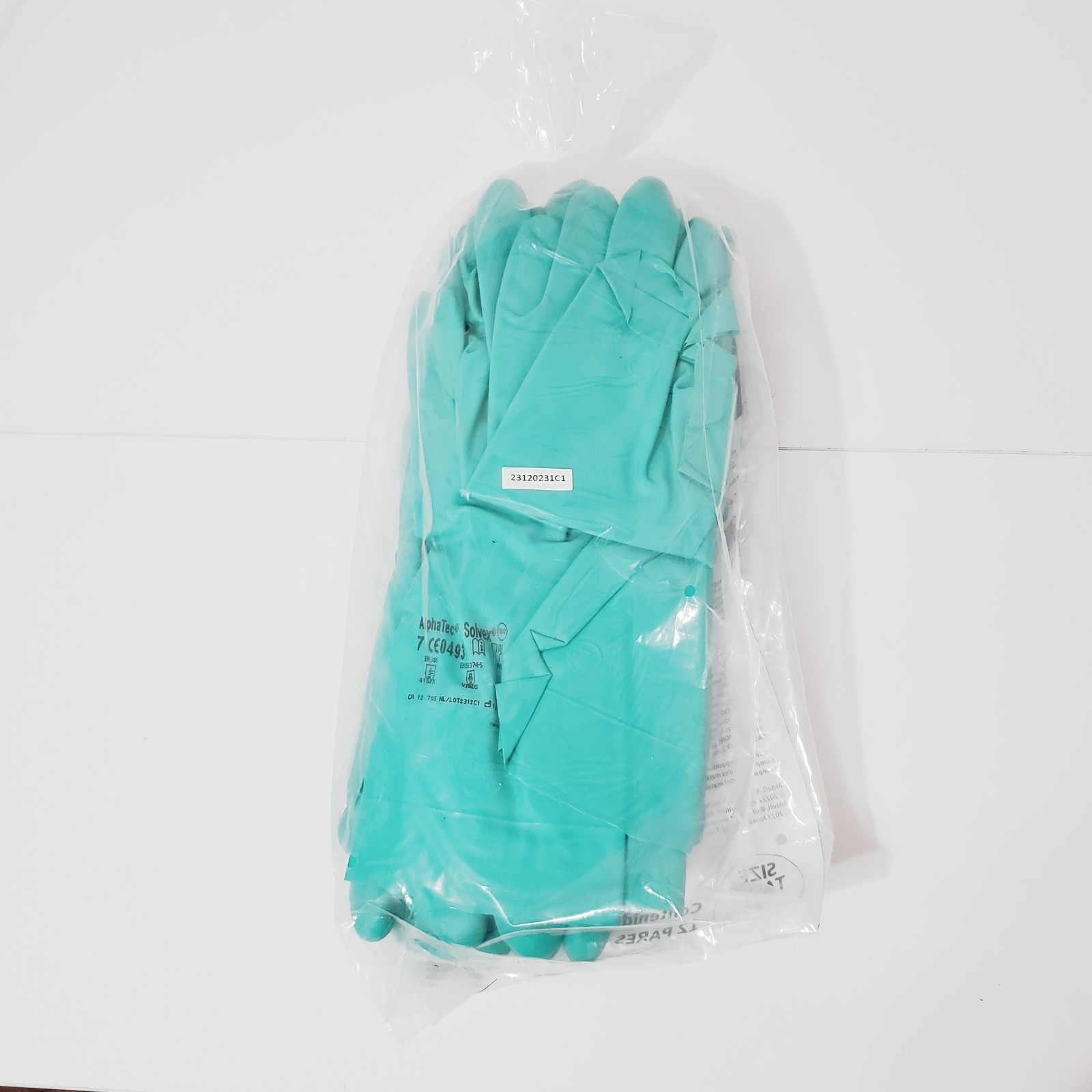 (12 PACKS) ANSELL ALPHATEC SOLEX GLOVES SIZE 7 – 37-145