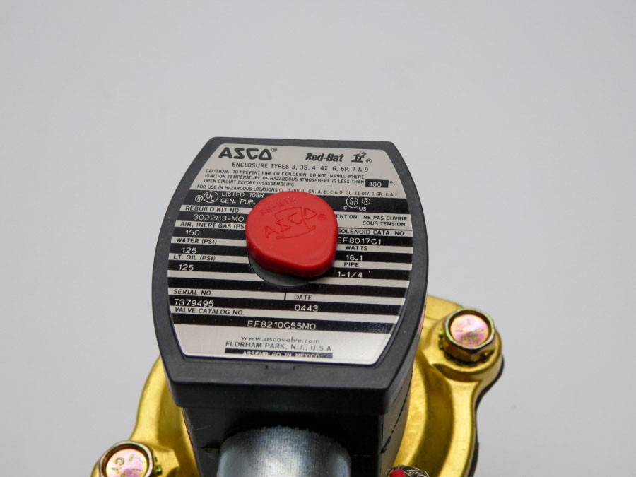 ASCO EF8210G55M0 120V 125-150PSI 1-1/4″ NSMP
