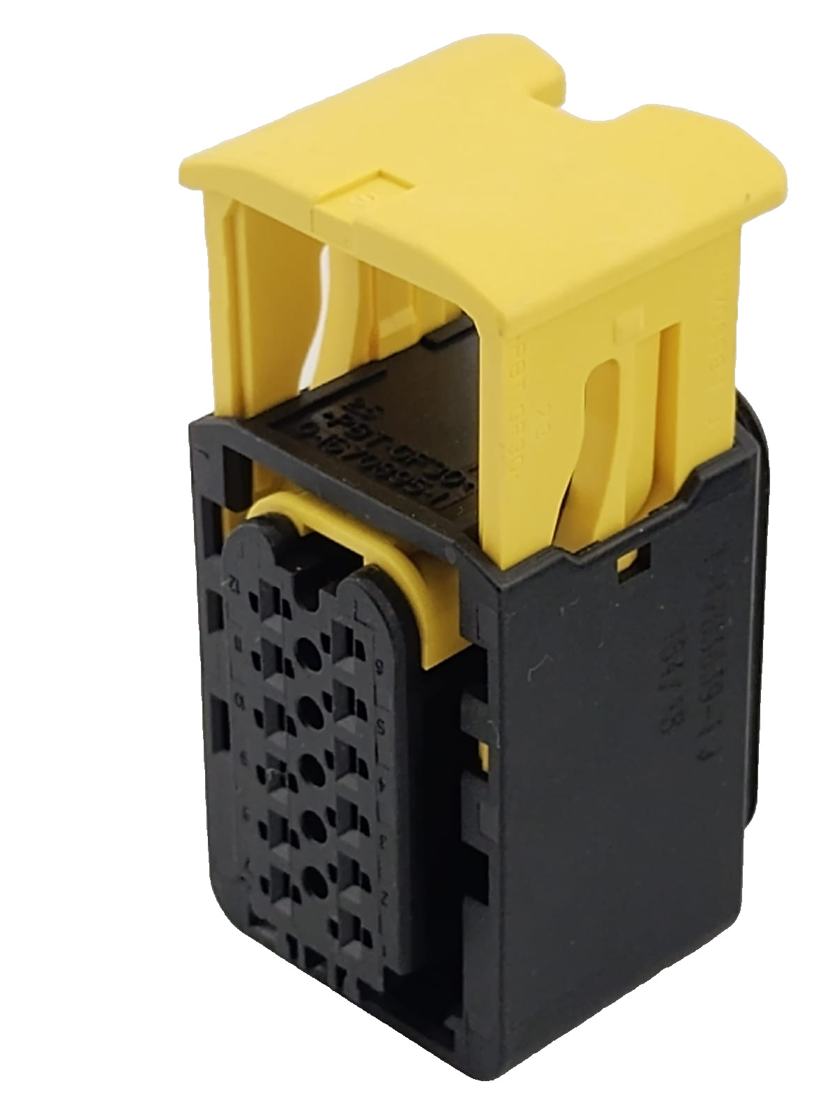 TE 1-1703639-1 , 12 Position Housing, Housing for Female Terminals, Wire-to-Wire