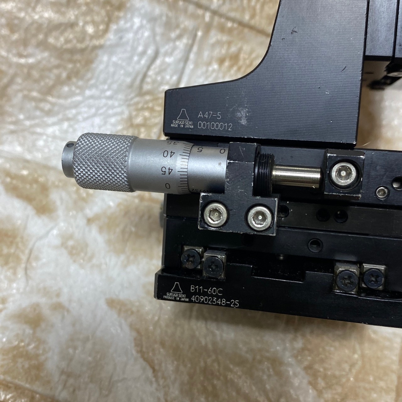 SURUGA SEIKI B11-60C-60CR-60AZ A47-5 MIX 3AXIS Stages as in photos, LAST, DHL