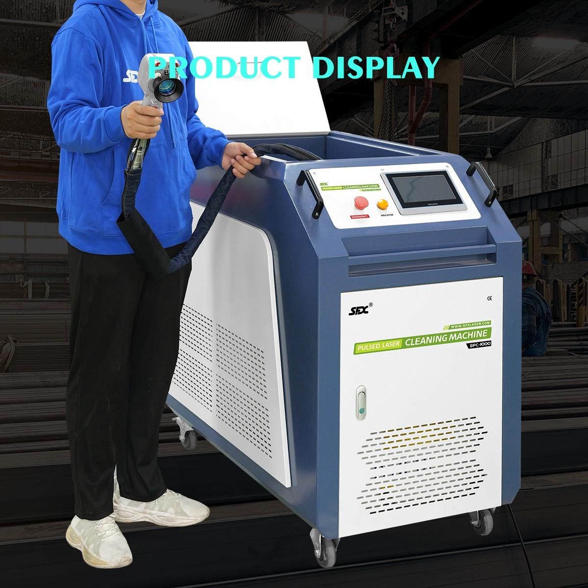 1000W Pulse Laser Cleaning Machine Laser Cleaner for Metal Paint Rust Coating