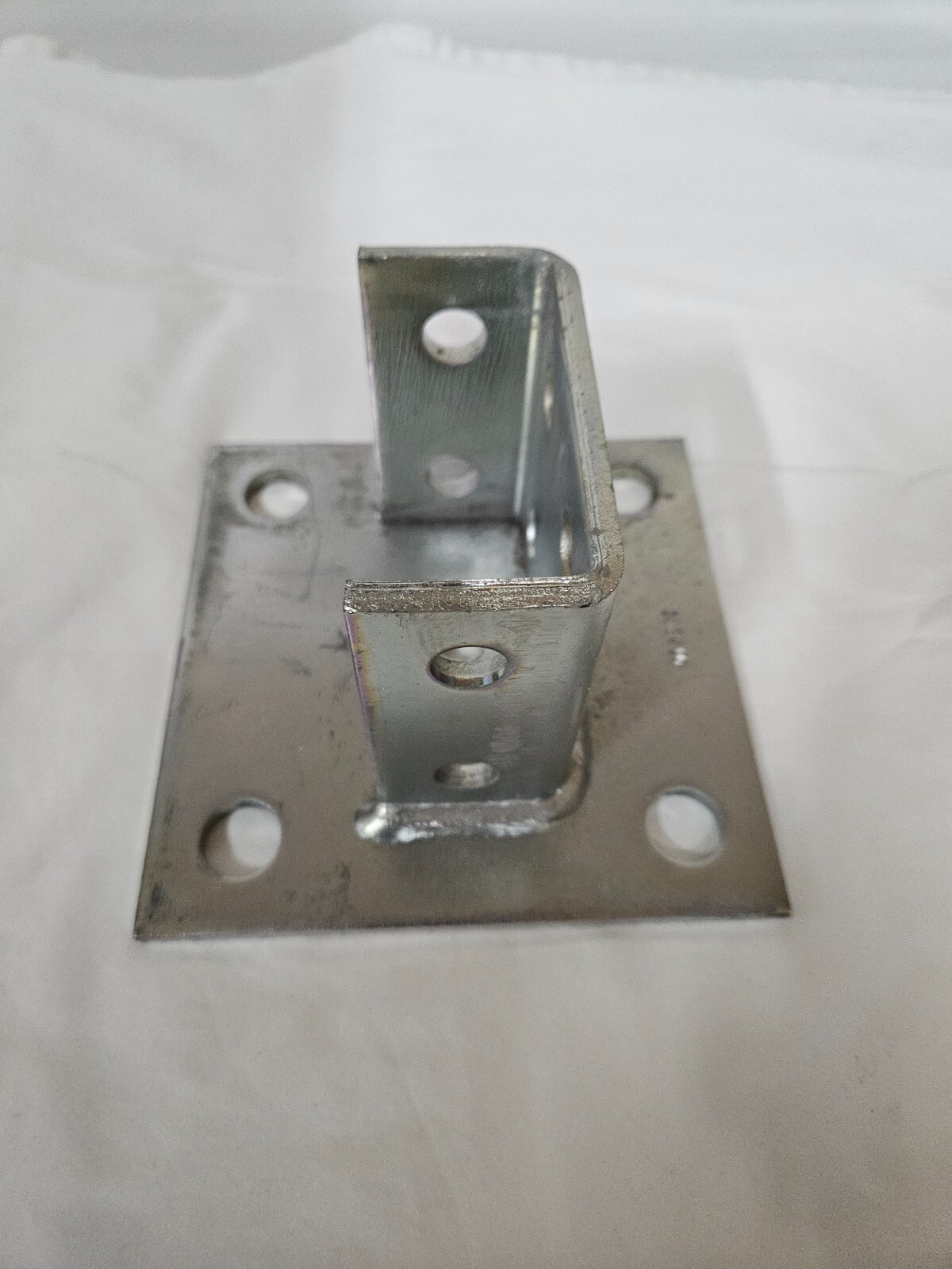 B-Line B281SQZN Post Base 1-5/8″ X 1-5/8″ Side By Side Channel 6″ X 6″