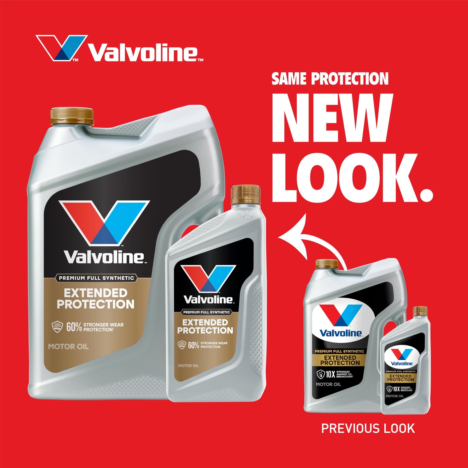 Valvoline Extended Protection Full Synthetic Motor Oil SAE 0W-20 5 5 QT, Gold