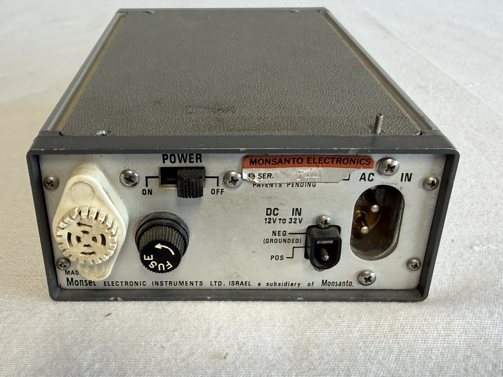 Vintage Monsanto Counter Model 150A (UNTESTED) Monsel Made in Israel