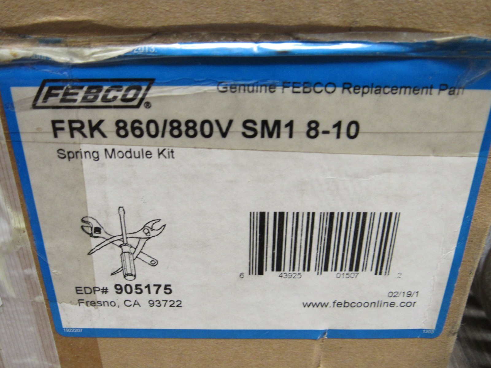 Febco 905-175 spring module kit FRK 860/880V SM1 8 – 10 backflow 905175