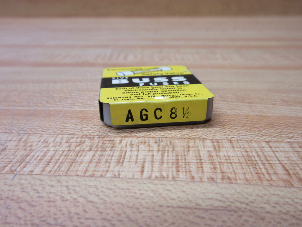 Buss AGC-8-1/2 Bussmann Fuse AGC812 Metal Strip Element (Pack of 7)