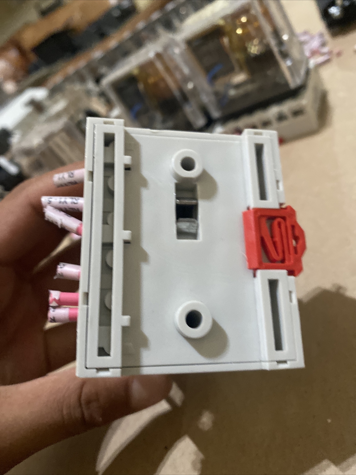 STRUTHERS-DUNN 219ABAPL-120VAC W/ 27390D Din Rail New!