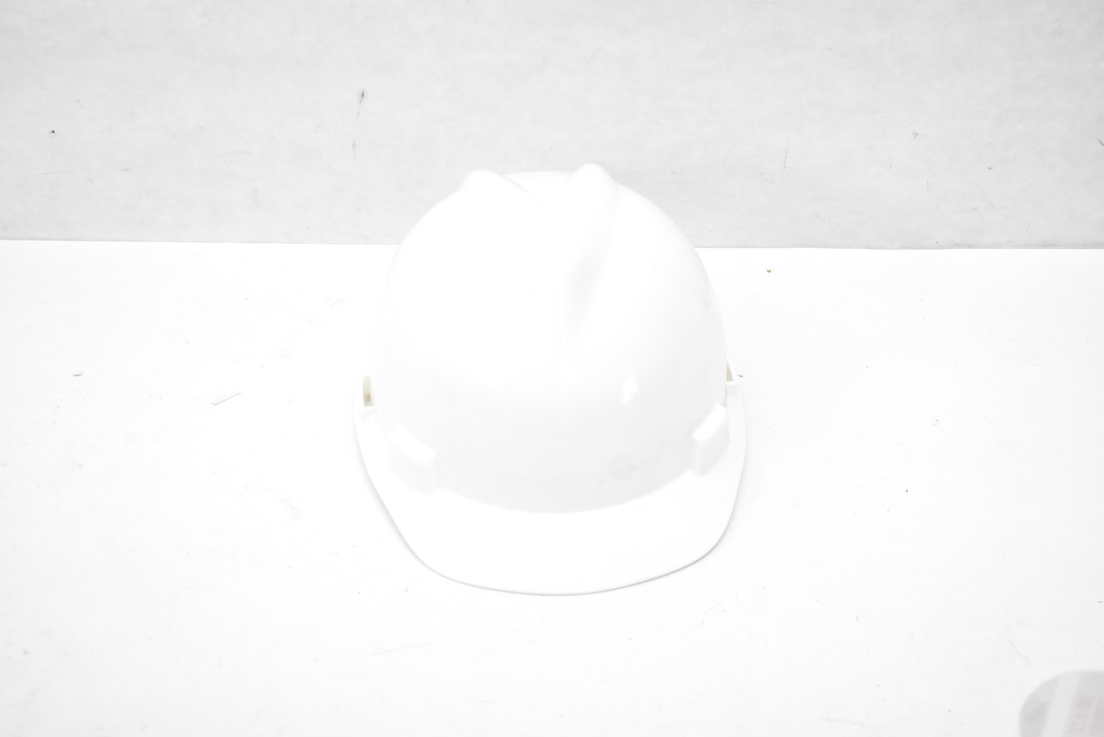 2 Pack MSA 475358 V-GARD Fas-Trac Cap STD White Hard Hat Ratchet Suspension