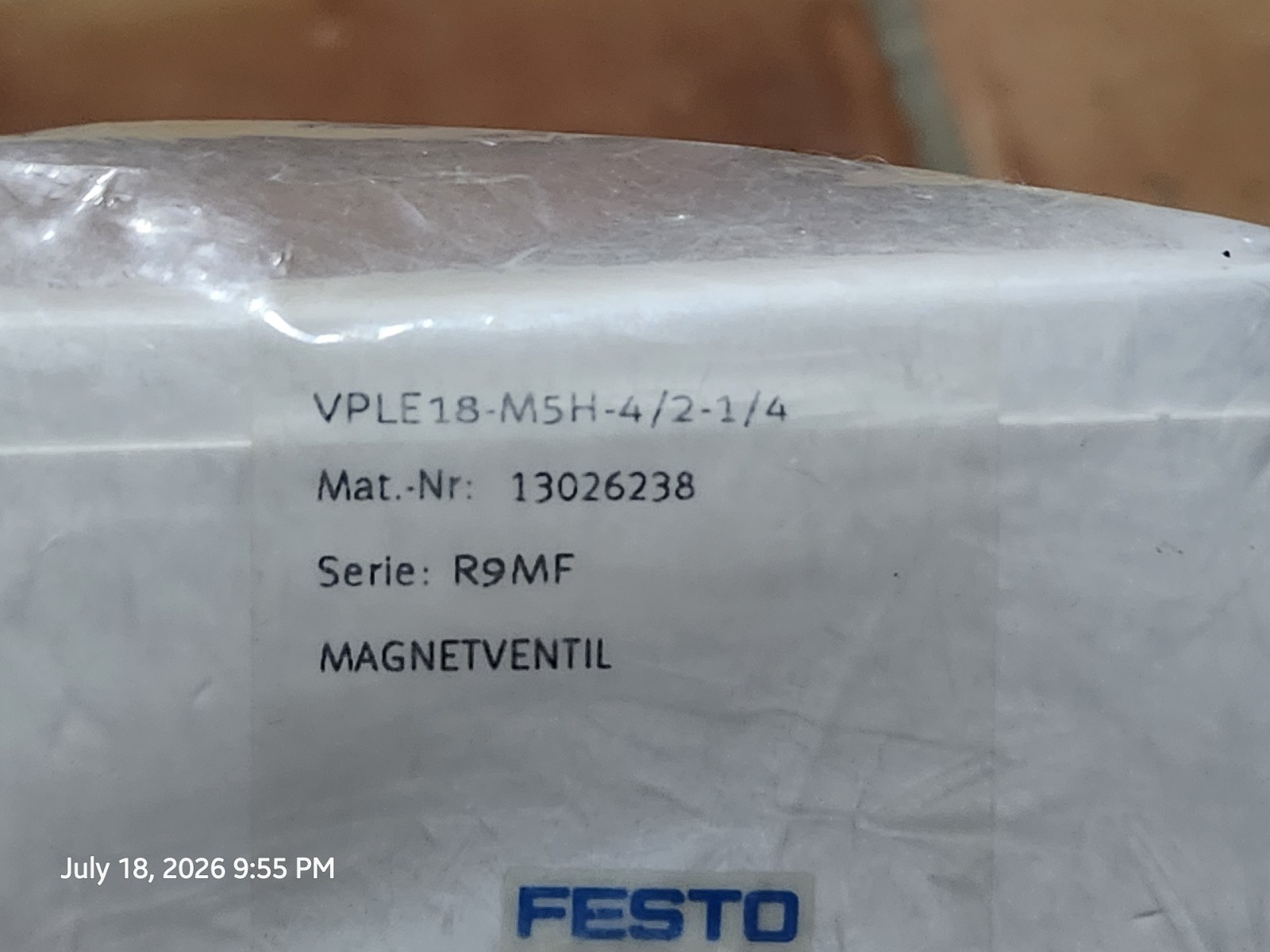 Festo FIRST Valve Kit R9MF