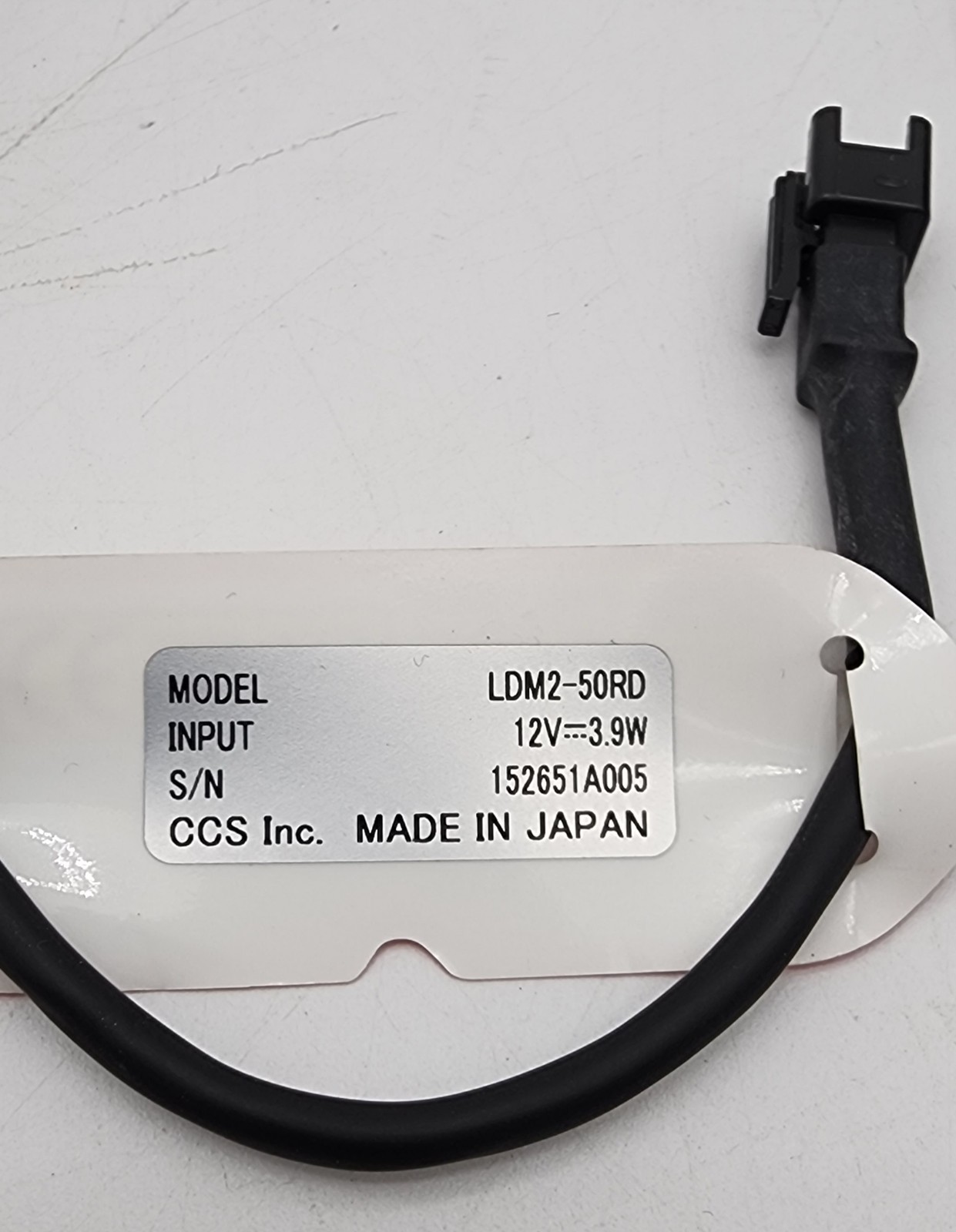 CCS LDM2-50RD RED LED LIGHT (630nm) 50mm x 40mm x 11mm – 24V/3.6W *NDA AVAILABLE