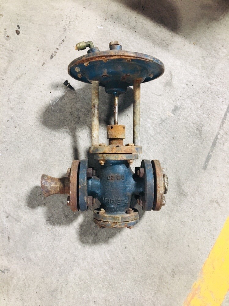 PLEIGER GG20 DN25 PN 16 Actuated Globe Valve