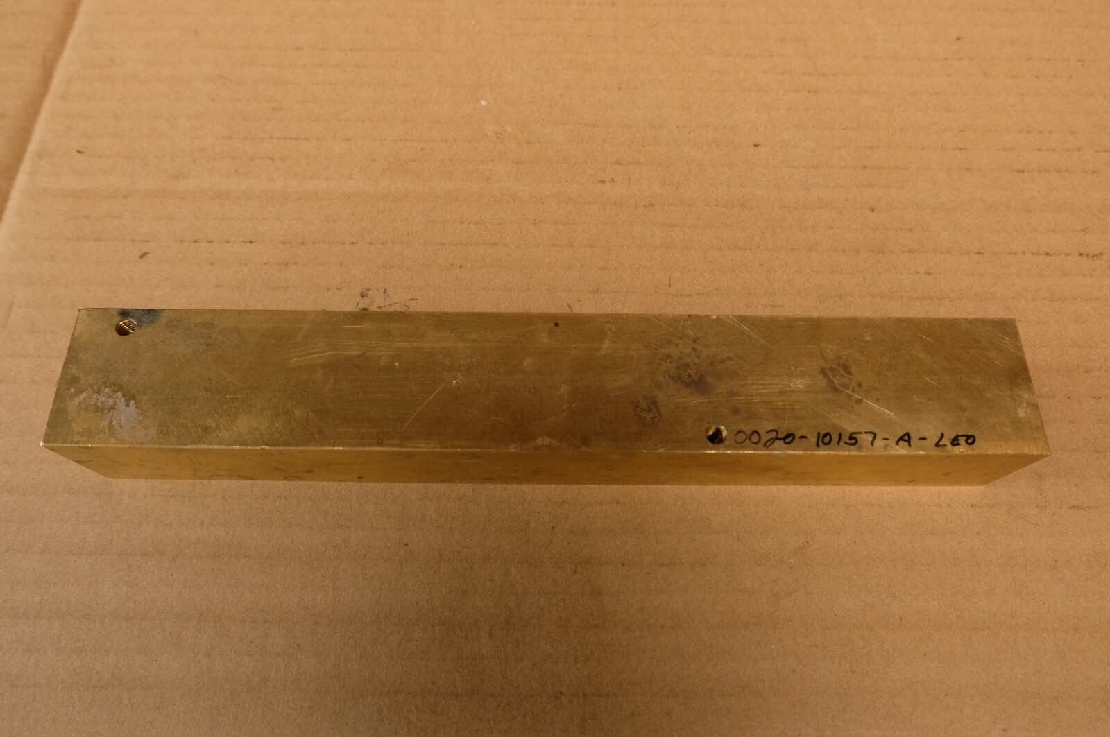 Applied Materials AMAT 0020-10157 Brass Hydraulic/Water Manifold 3/8″ by 1/4″x4