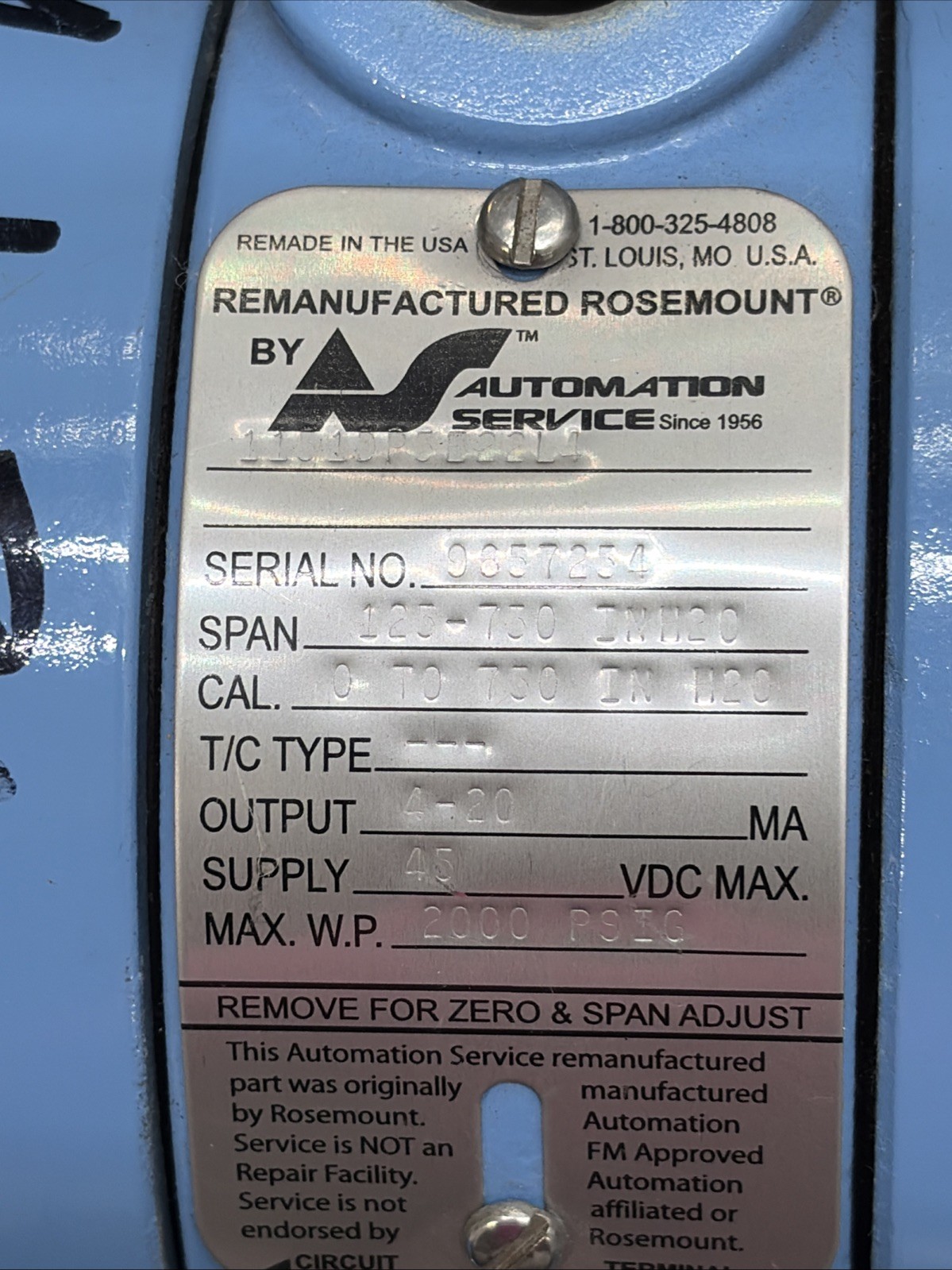 Remanufactured ROSEMOUNT Smart Transmitter Used Fast 🇺🇸 Shipping + Warranty