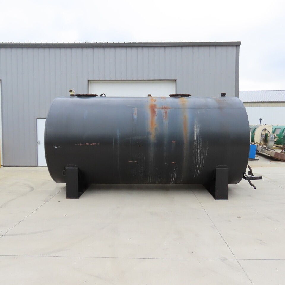 6000 Gallon Aboveground Steel Single Wall Horizontal Liquid Saddle Storage Tank