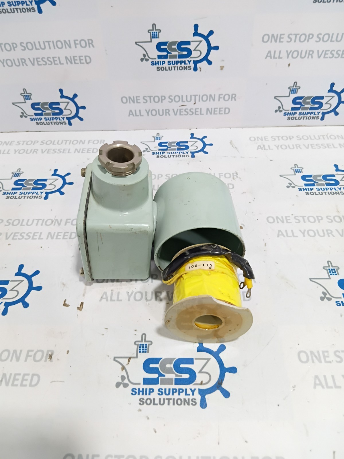 Ibuki Kogyo Solenoid Coil For Air Horn AC100V 1 ϕ 60Hz, 0.2A, 0.8MPa