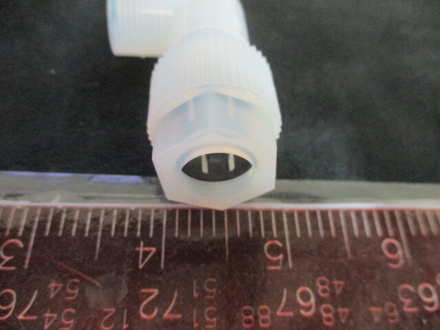 ENTEGRIS-FLUOROWARE FE8-4GN-1 FITTING, FEMALE ELBOW QUIKGRIP FE8-4GN-1