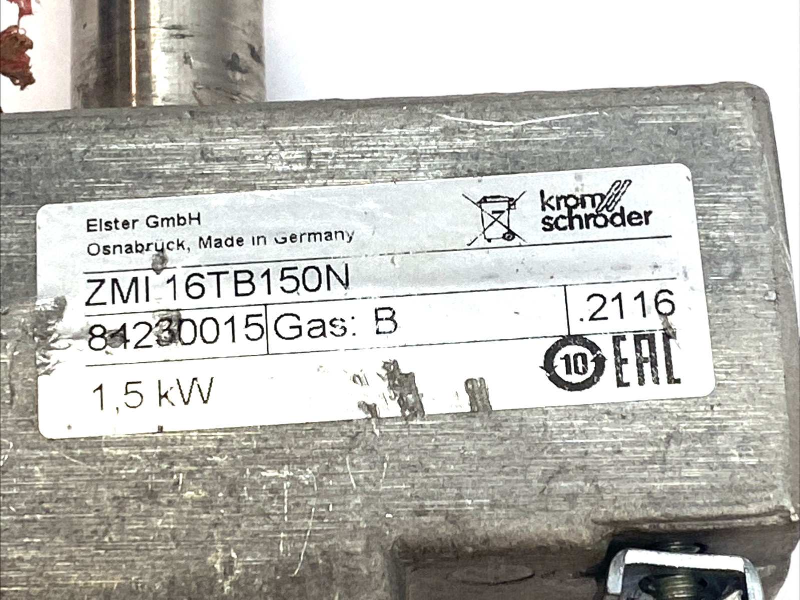Kromschroder ZMI 16TB150N Pilot Burner 16mmX150mm