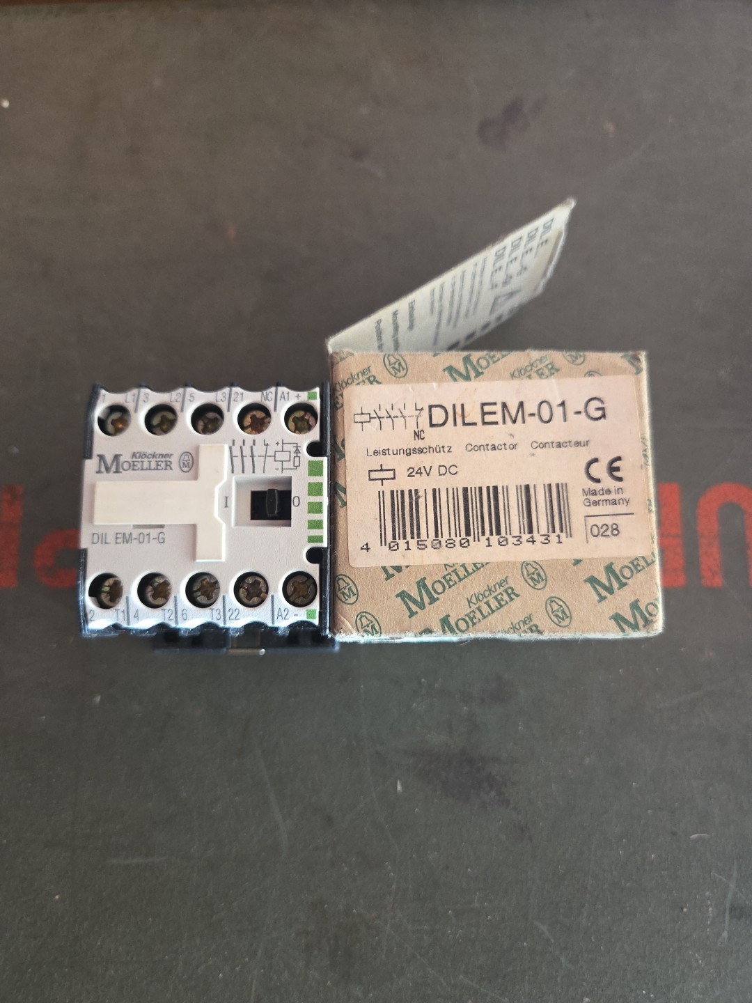 Klockner Moeller 24VDC CONTACTOR DILEM-01-G New Made In Germany