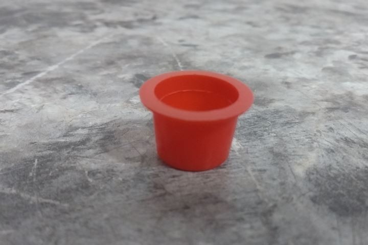 Caplugs T-7X 035701HB 5000 Pk 0.84 In Overall Diameter Red Tapered Cap/Plug