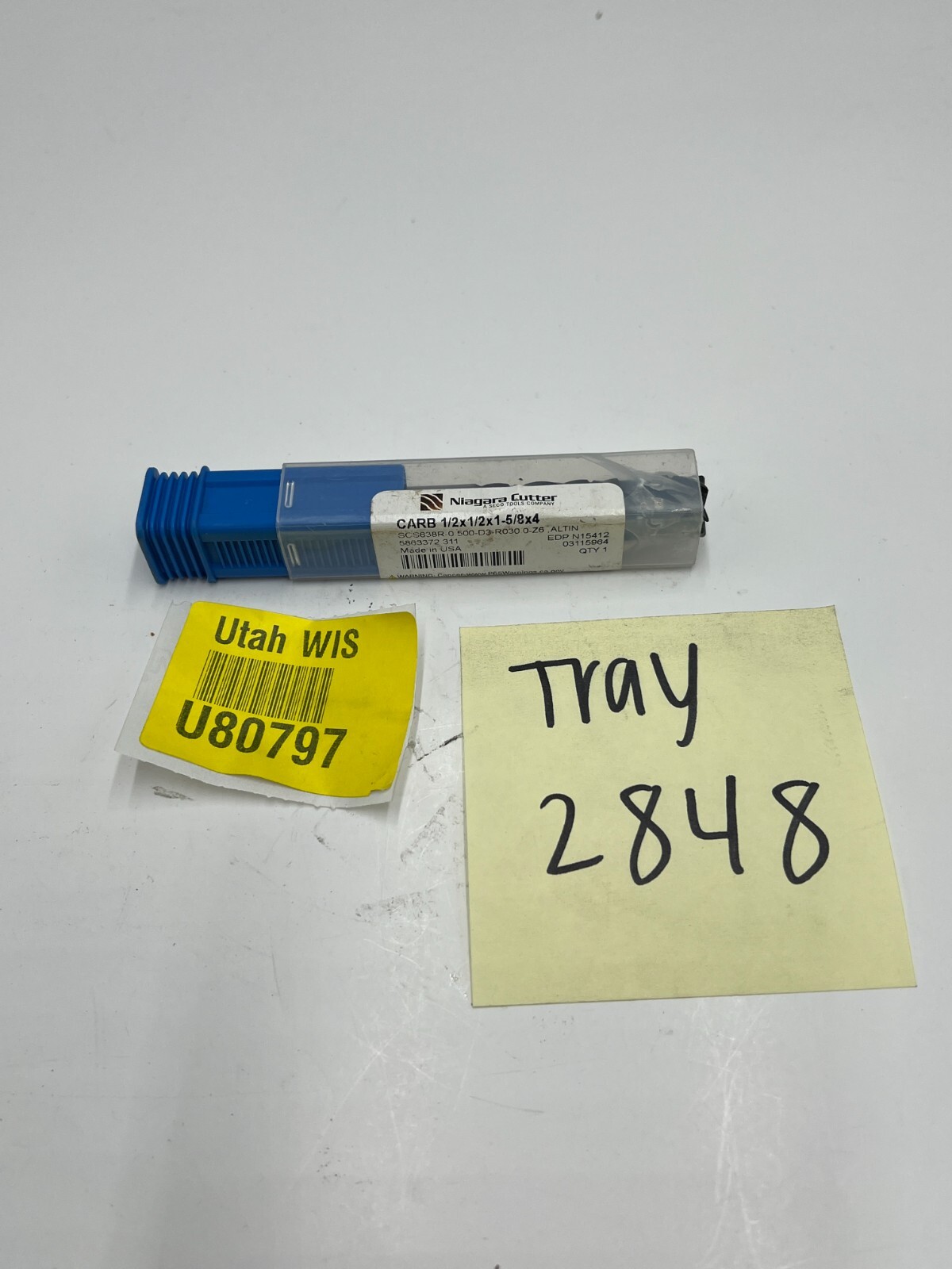 SCS638R-0.500-D3-R030. 0-Z6 Solid Carbide Multi-flute with Chip Splitter Corner