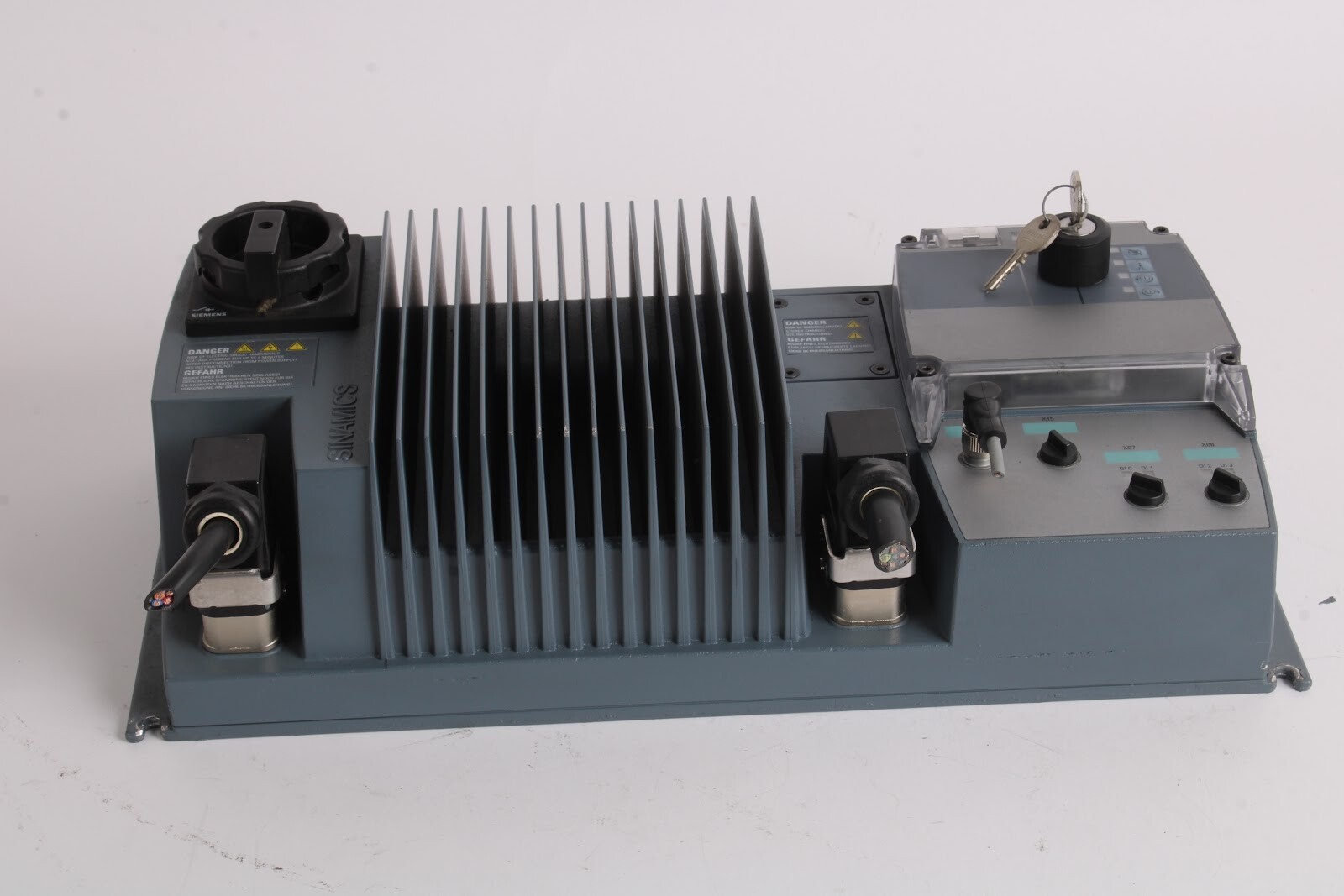 Siemens 6SL3511-1PE21-5AM0 G110D ASi RS Drive W/ 6SL3555-0PL00-2AA0 Switch Cover