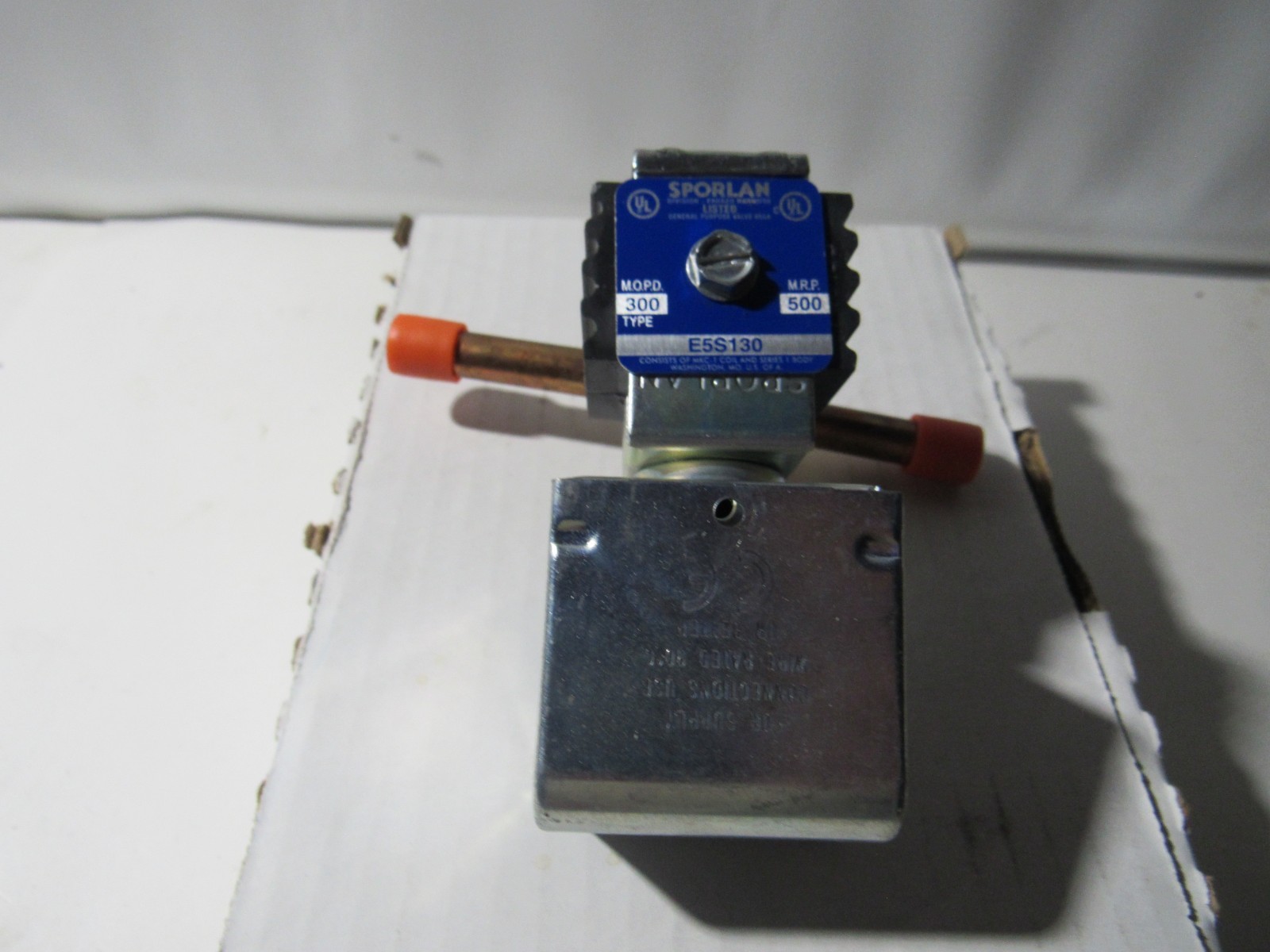 Sporlan E5S130 Valve W/MKC-1 Solenoid Coil Kit NEW!
