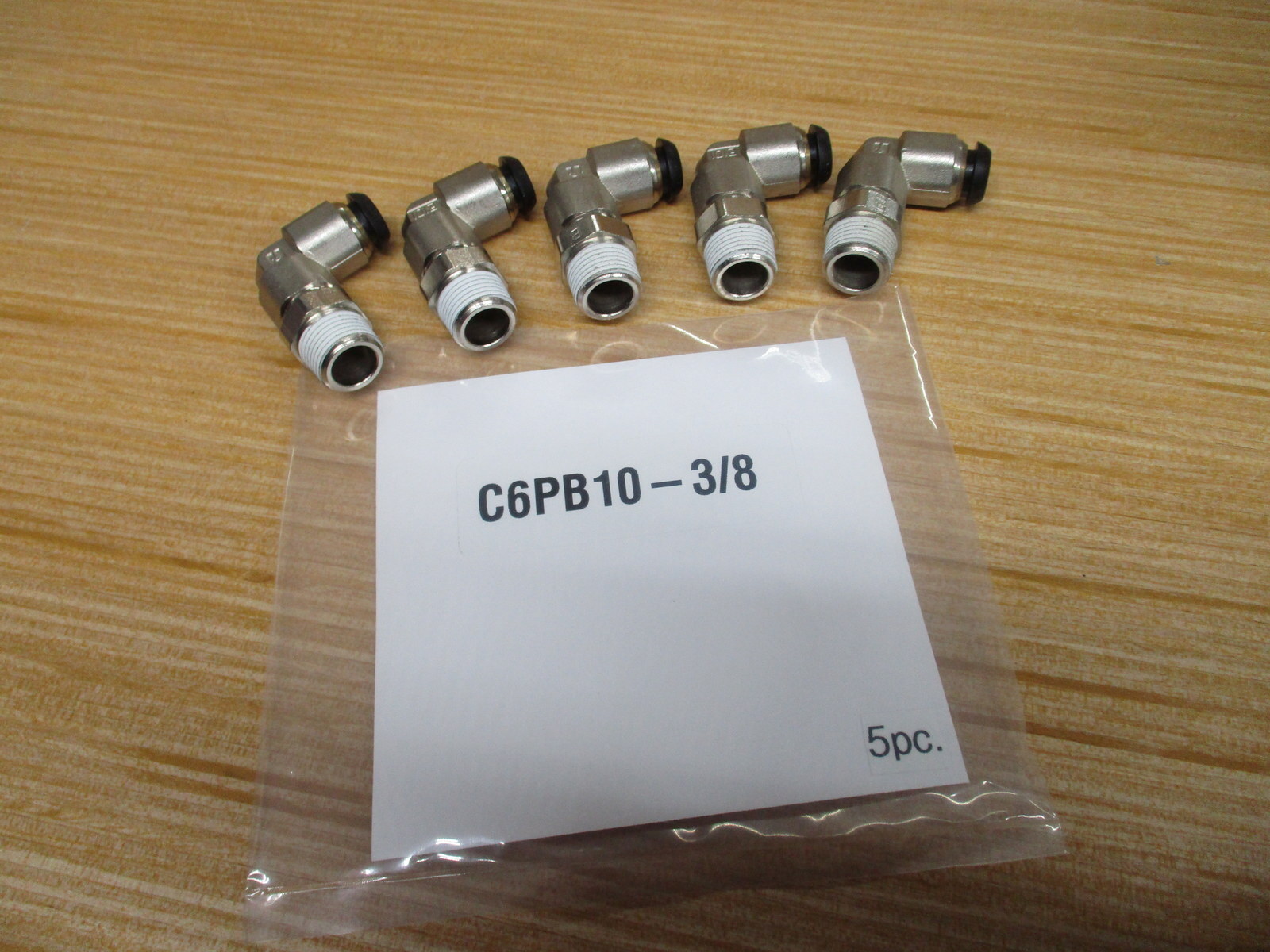 Parker C6PB10-3/8 Prestolok Adjustable Male Elbow (Pack of 5)