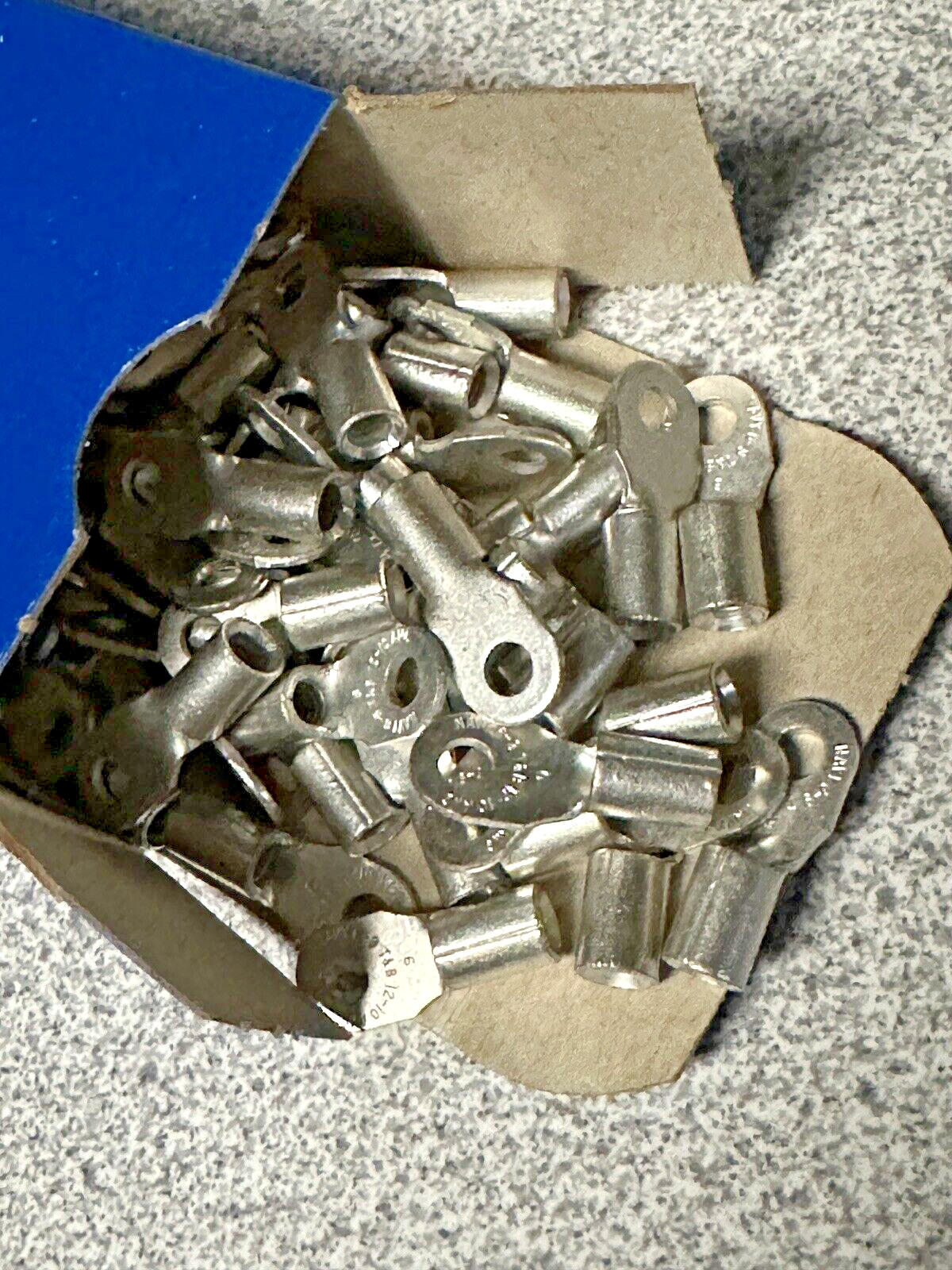 NEW 50 pack T&B Sta-Kon C10-6-SK Non-Insulated Ring Terminal 12-10 Awg #6 Stud