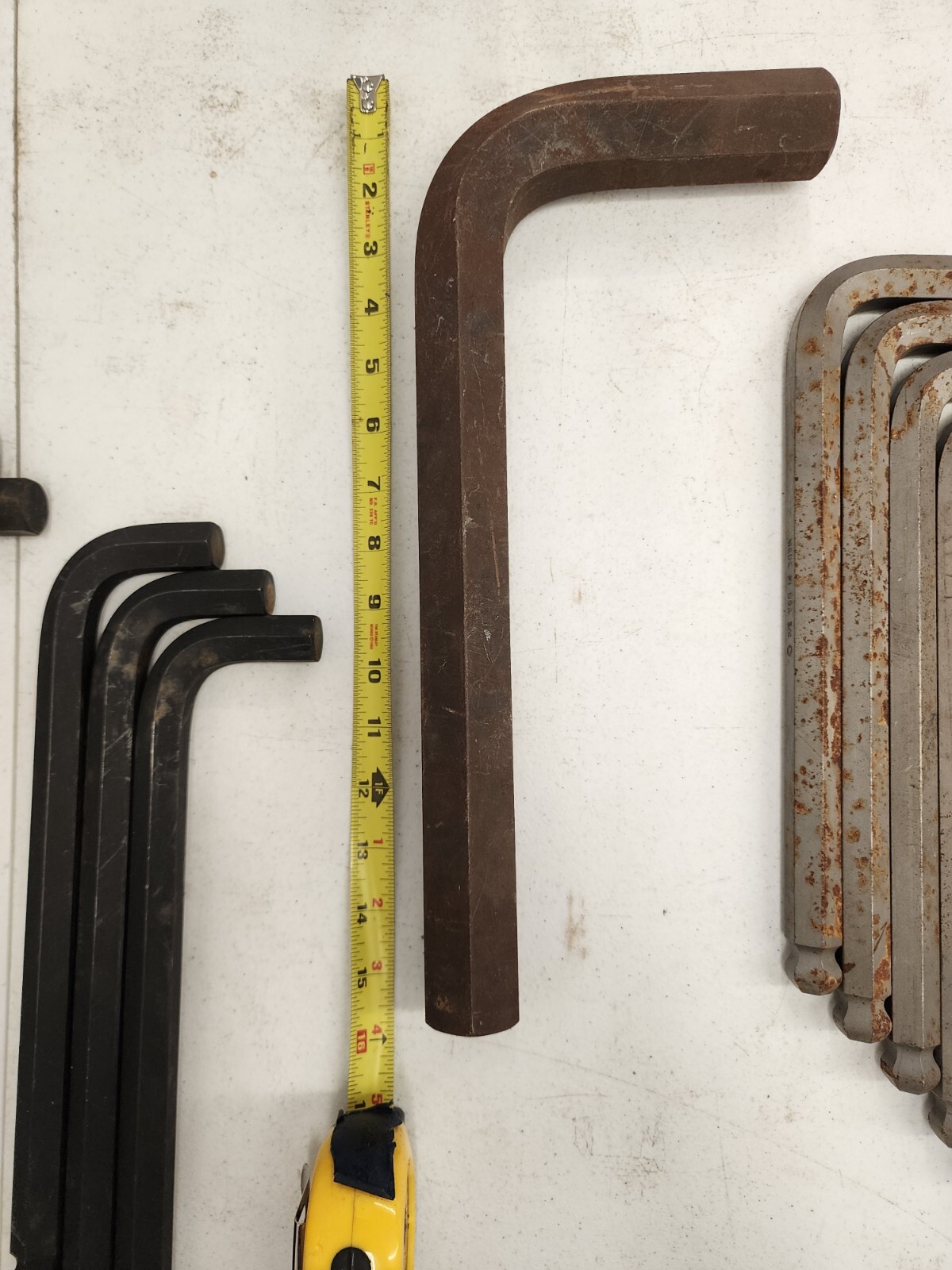 27 Large Industrial HEX KEY WRENCHES Bondhus and Unbranded. MADE IN USA.