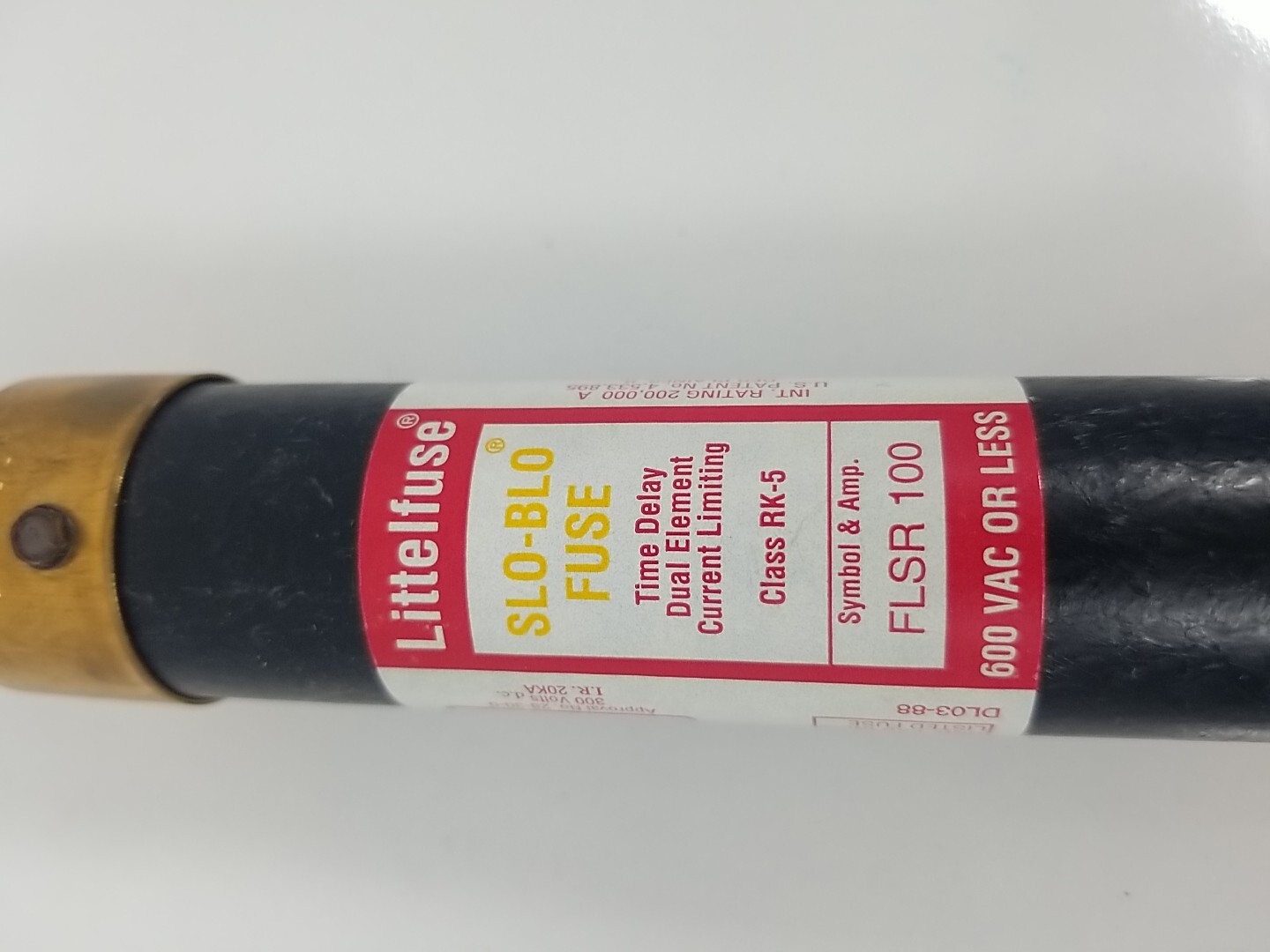 Littelfuse FLSR 100 AMPS SLO-BLO Fuse Time Dela6 Dual Element Current Limiting