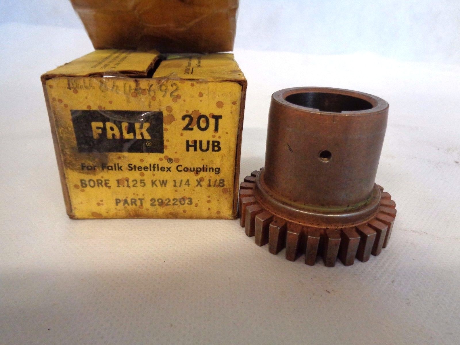 NEW FALK T20 HUB BORE 1.125 KW 1/4X1/8